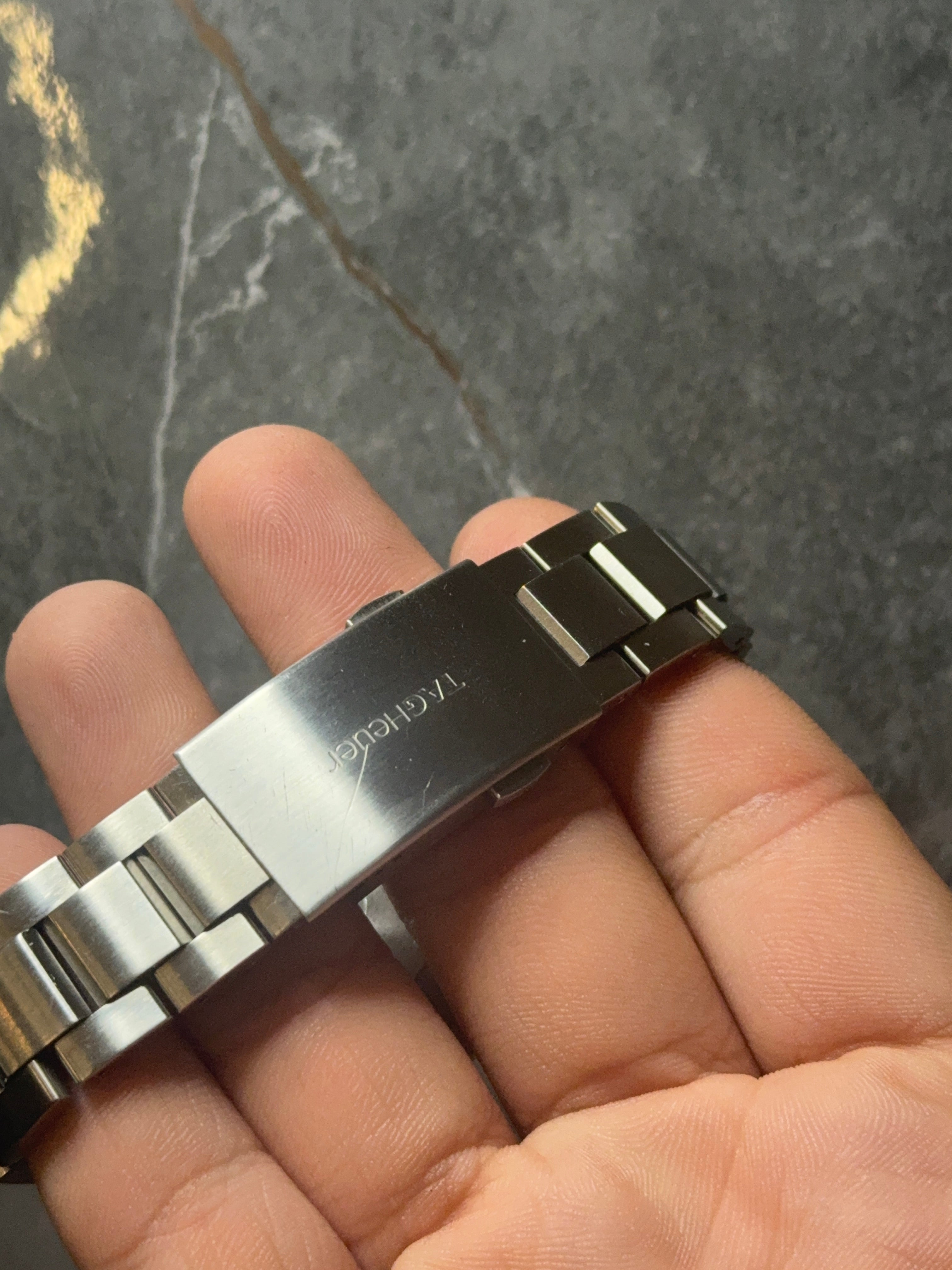 tag heuer quartz aquaracer way1112 blue dial