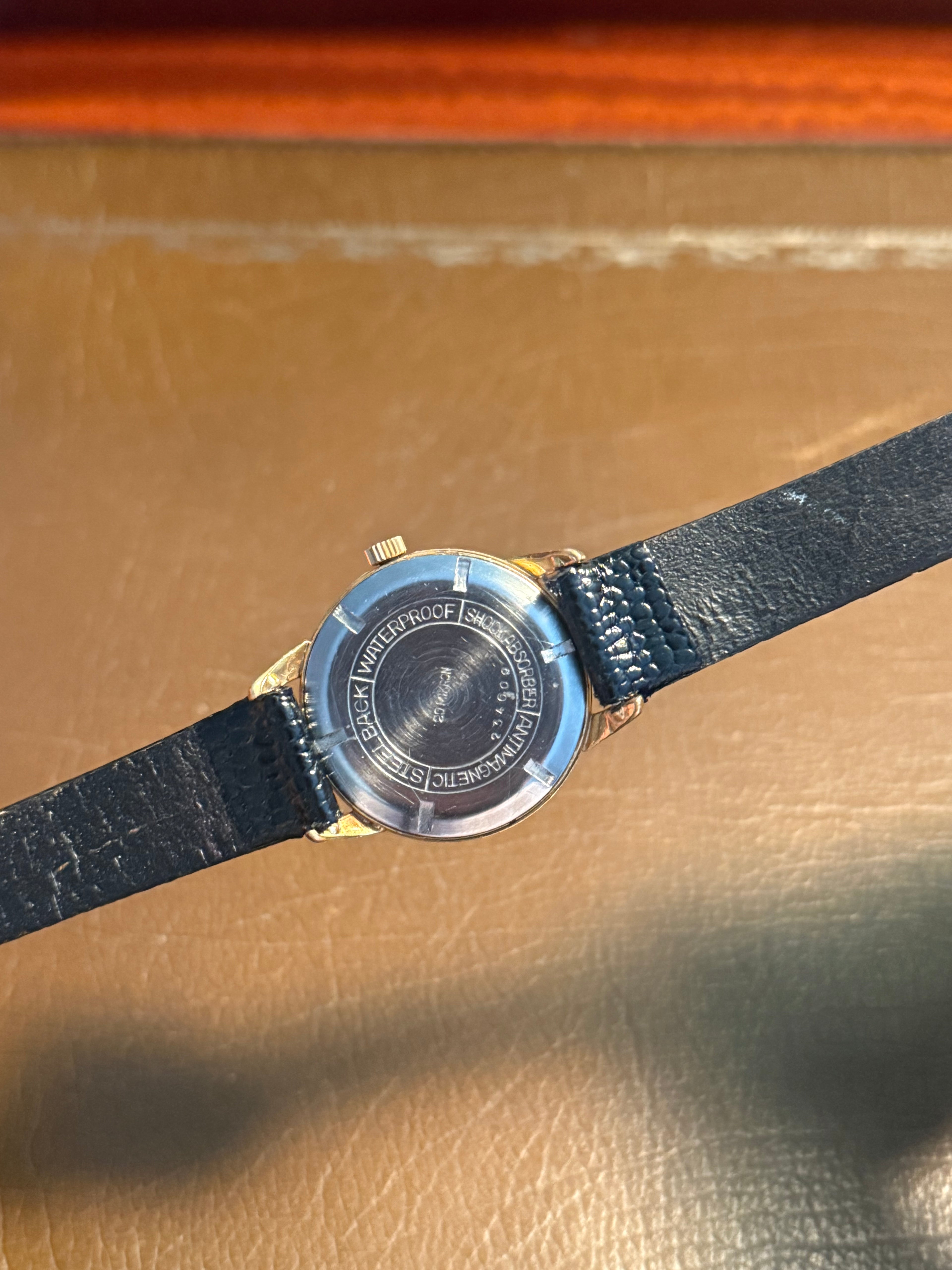 Vintage laco sport black dial dress watch manual wind