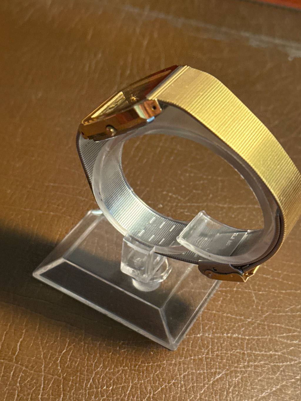 Men’s sovil et Titus pather gold plated quartz tank