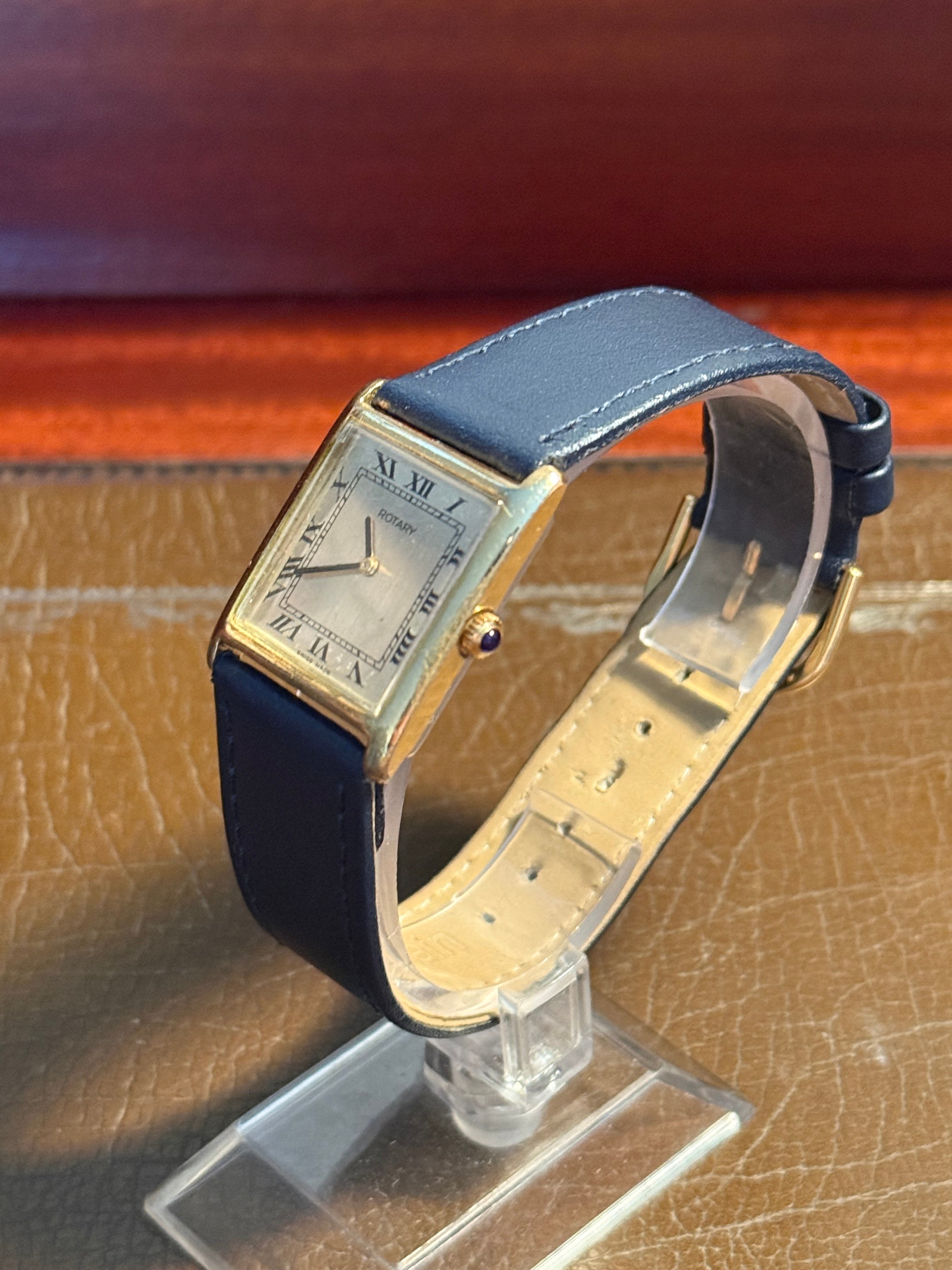 Manual wind vintage rotary tank