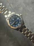 tag heuer quartz aquaracer way1112 blue dial