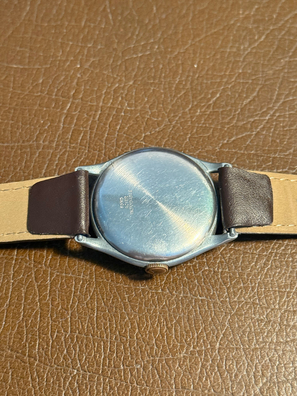 Vintage sorna two tone dress watch