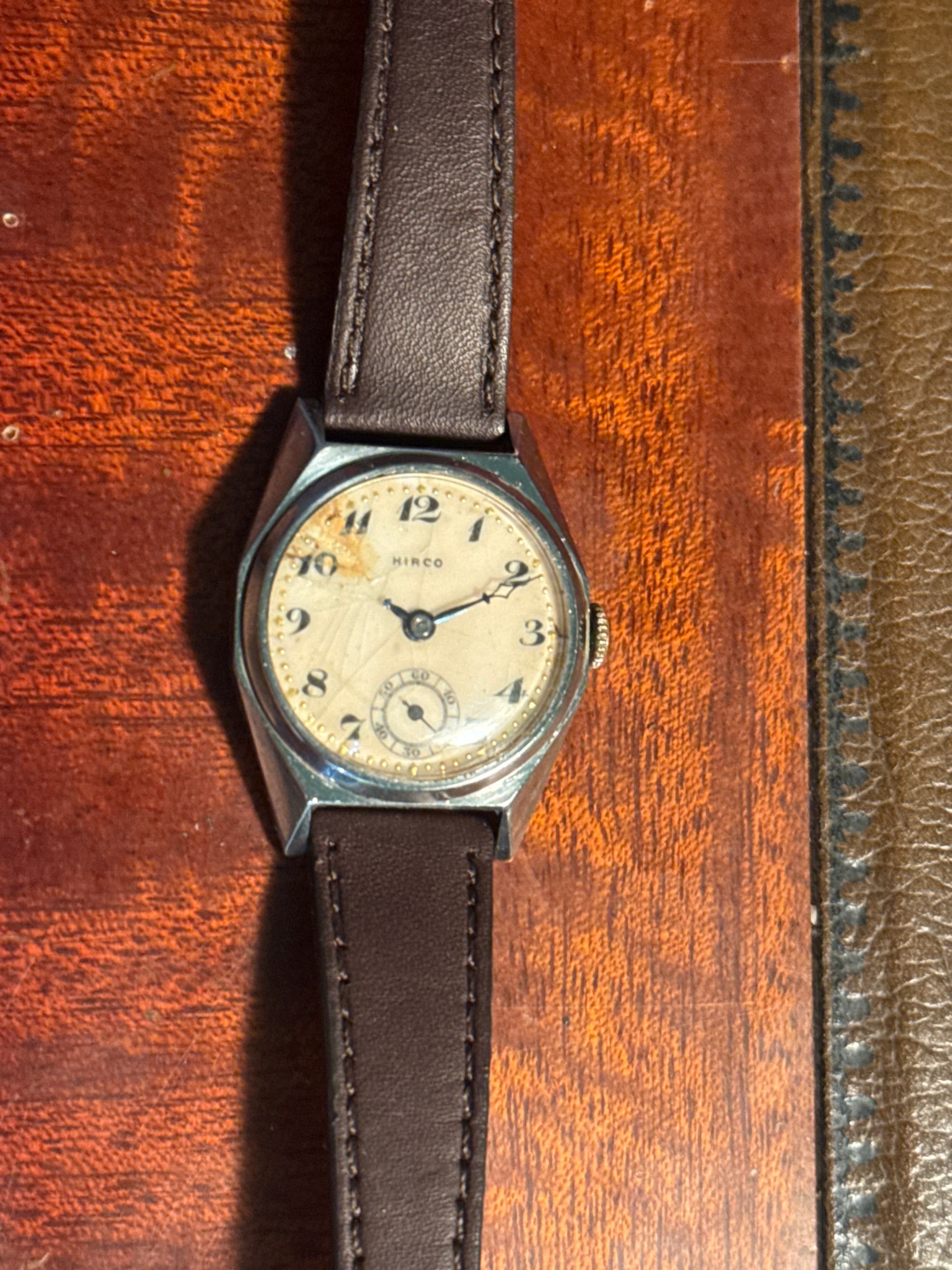 Men’s vintage hirco 1950s manual wind watch