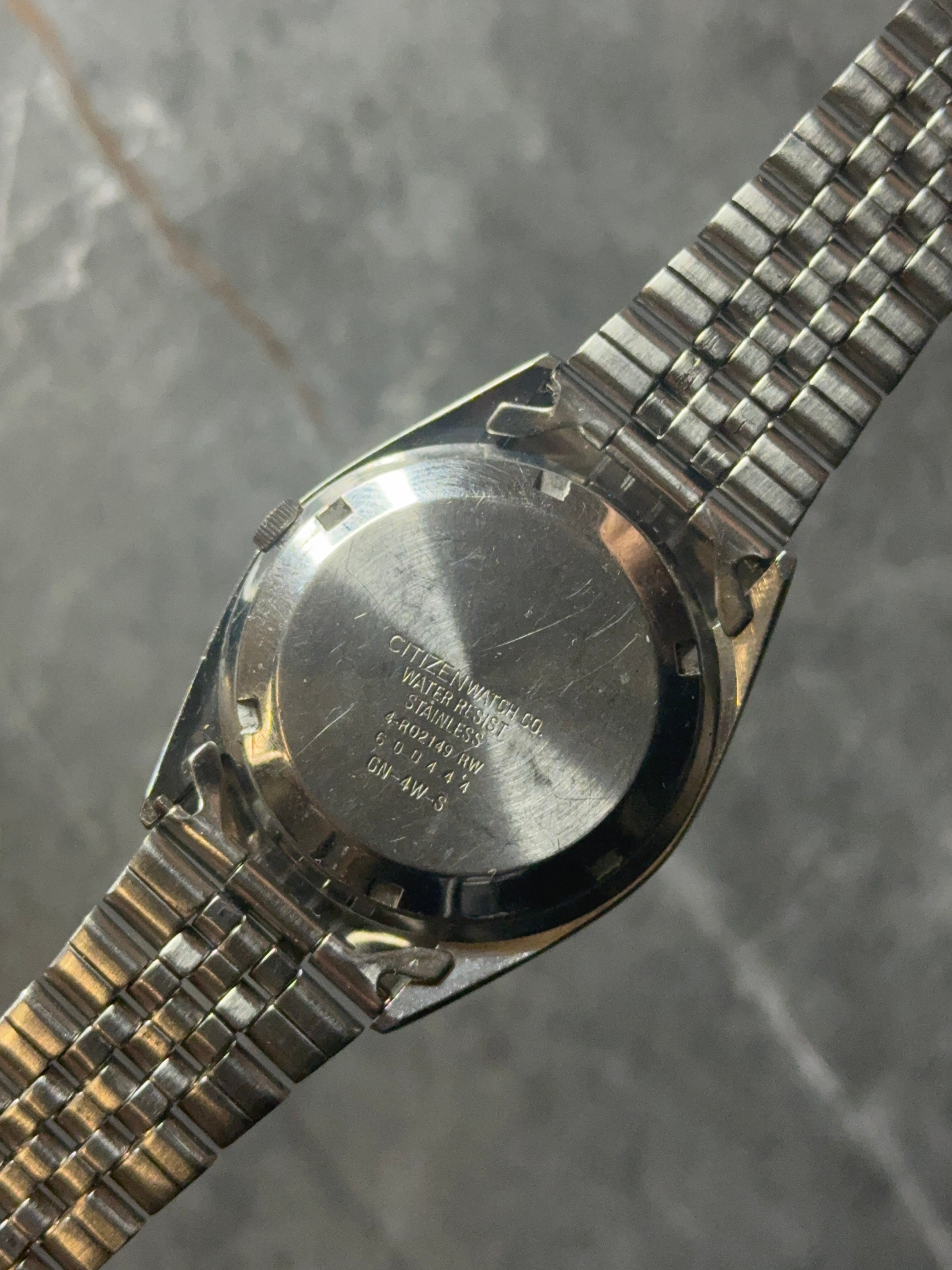 mens silver citizen eagle 7 automatic watch