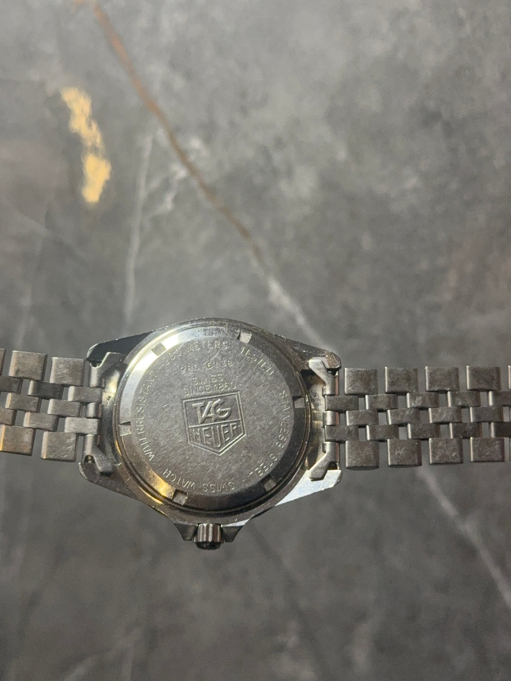 vintage tag heuer 1000 series rare gents diver watch