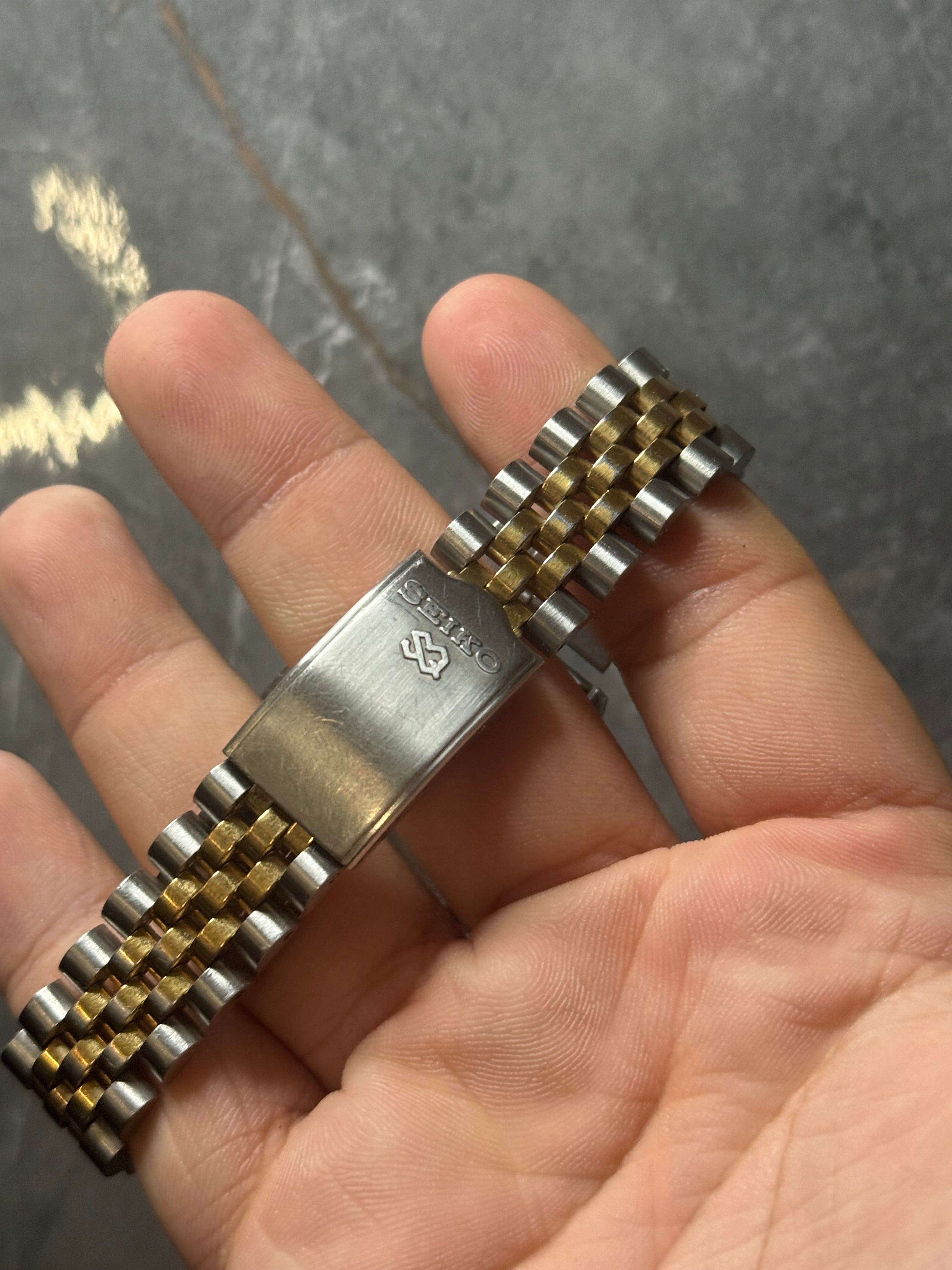 rare vintage seiko sq datejust style watch