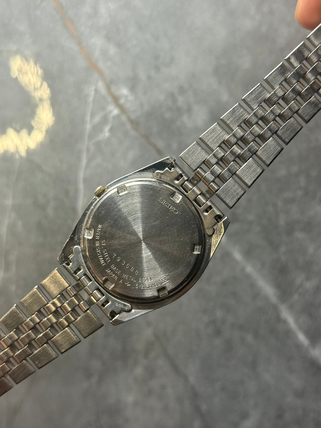 rare vintage seiko sq datejust style watch