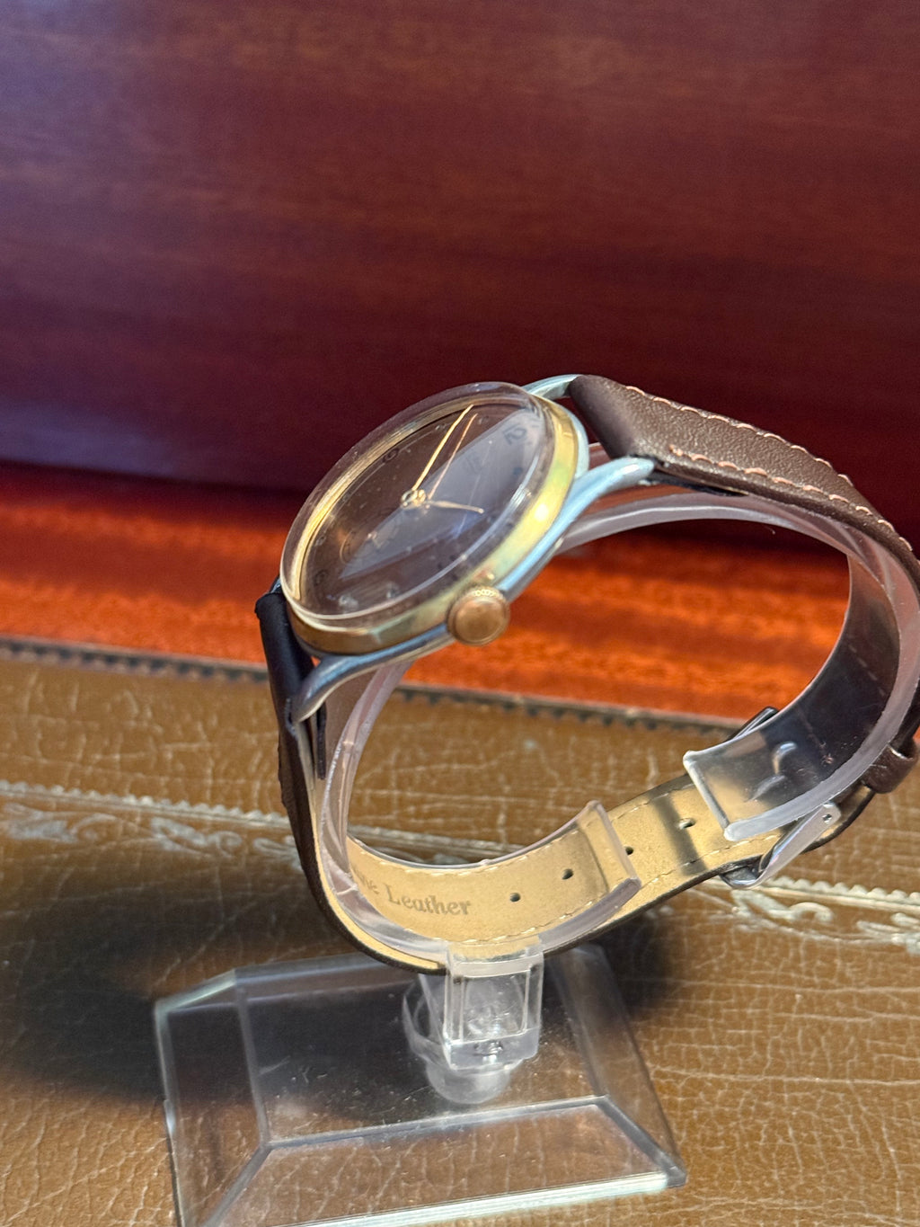 Vintage sorna two tone dress watch